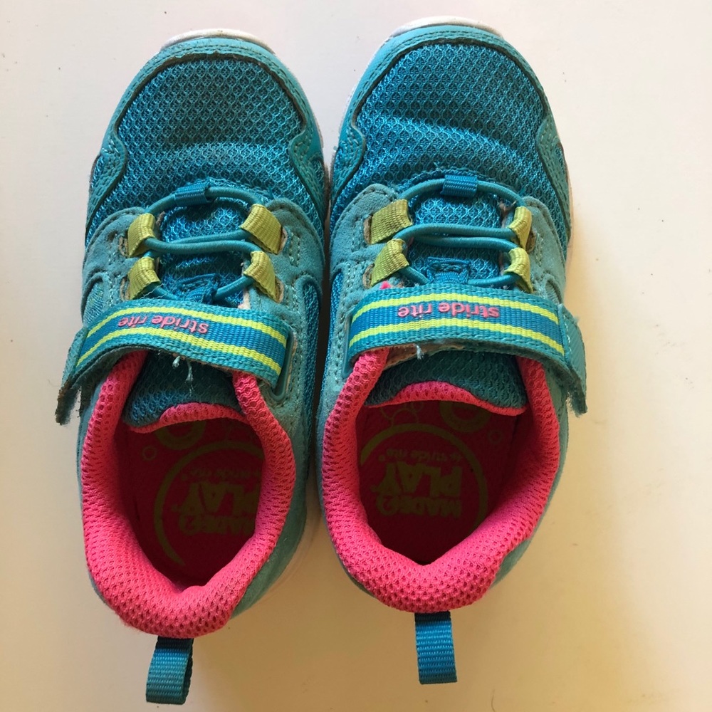 Stride rite blue & pink sneakers